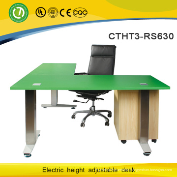 space saving furniture L square tube electric lift table unique design office more intelligent and more convenient Ergonomic pri